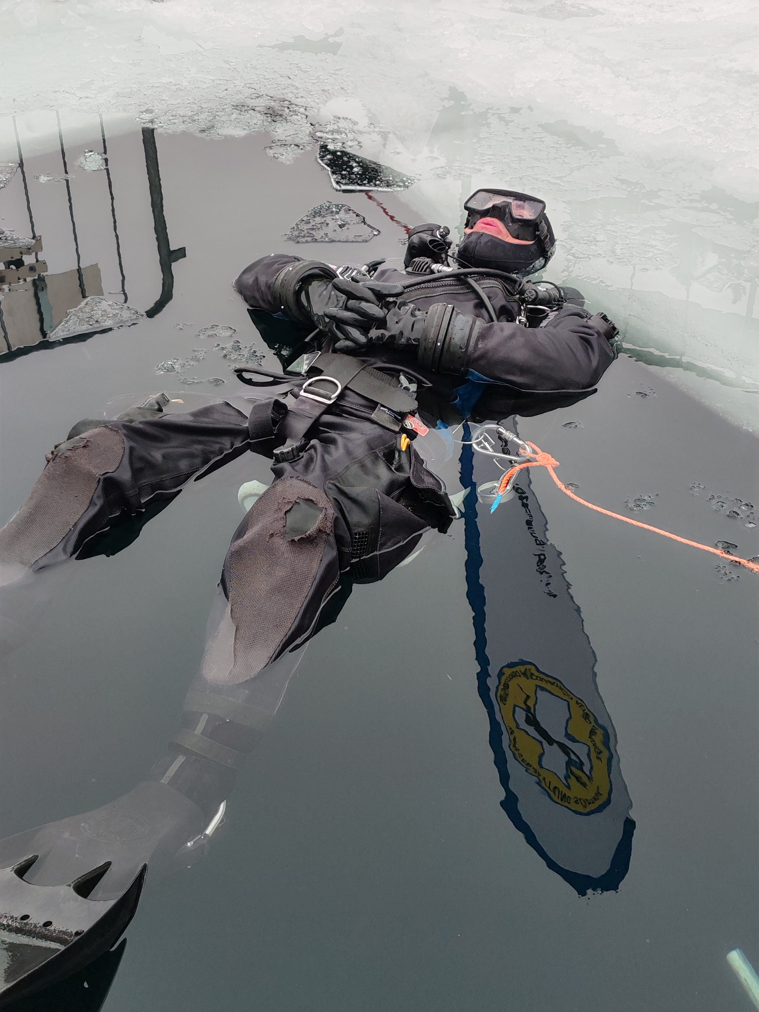 Ice diving at Durnholz