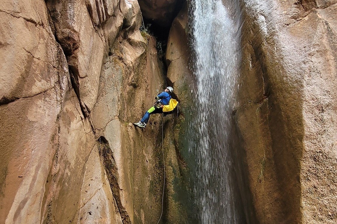 Photo of canyoning