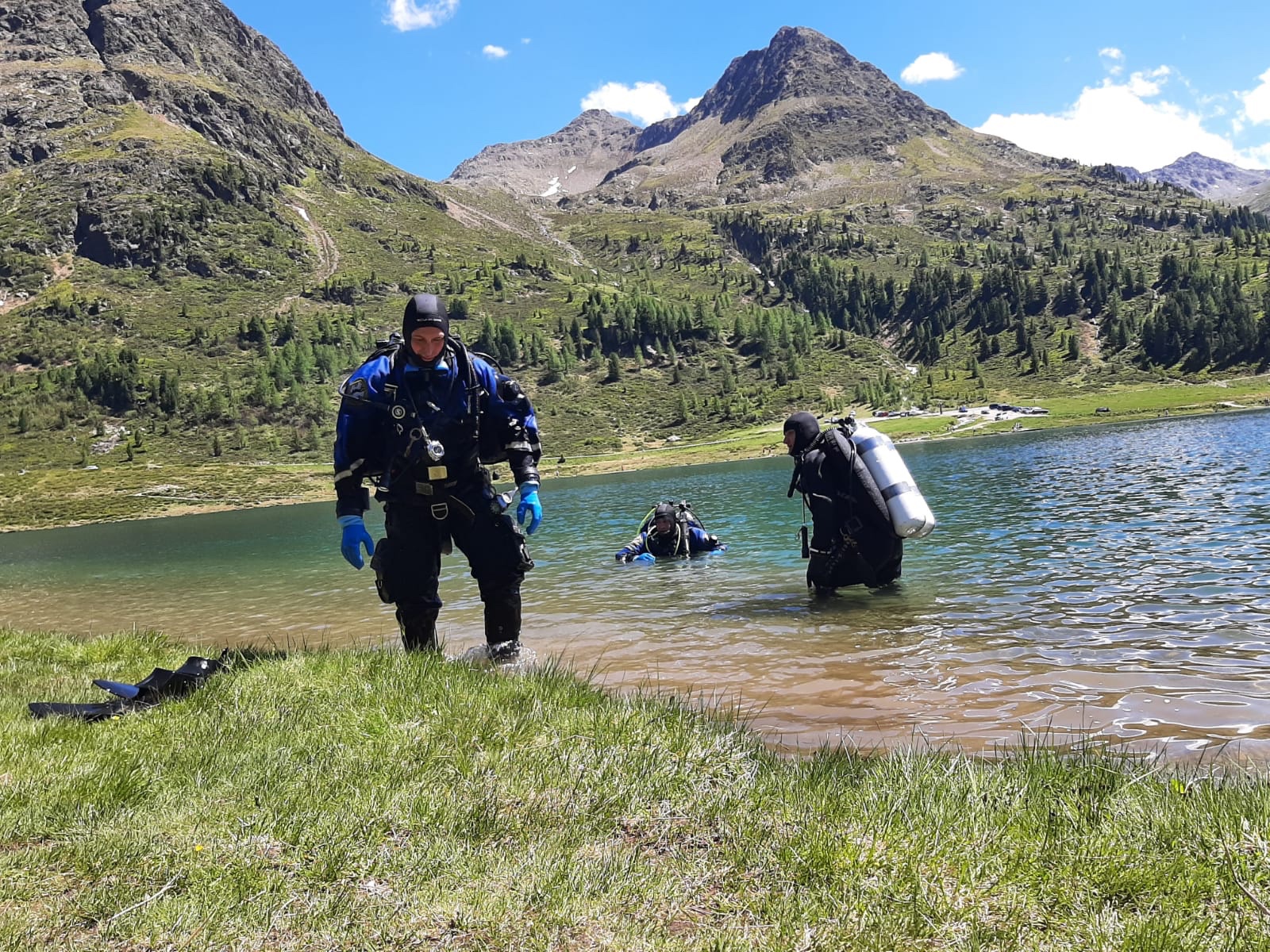 Alpine diving training